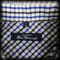 Koszula w kratę Ben Sherman M biało szaro niebieska4.jpg