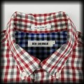 Koszula w kratę Ben Sherman L biało szaro czerwona3.jpg