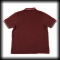 Polo Fred Perry XL bordowe z niebiesko granatową lamówką4.jpg