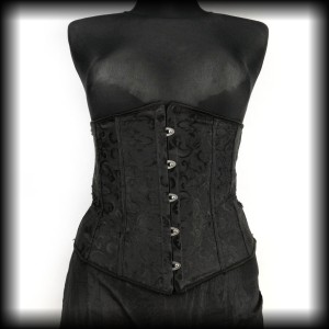 Gorset czarny L underbust