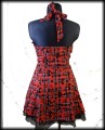 Sukienka Pin Up Punk H&amp;R XXL czerwona3.JPG