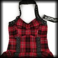 Sukienka Vixxsin w kratę M Pin Up Punk Gothic9.jpg