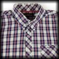 Koszula Ben Sherman XL krata szaro niebiesko czerwona2.jpg