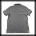 Polo Fred Perry XL szary melanż z brązowo niebieską lamówką4.jpg