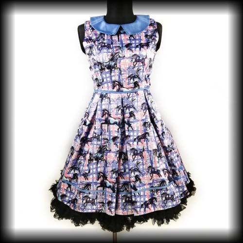 Sukienka Retro Lindy Bop LXL malowane konie.jpg