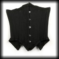 Gorset underbust XS czarny bawełniany6.jpg