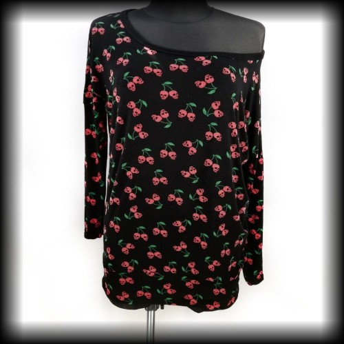 Bluzka oversize czaszko wisienki L.jpg