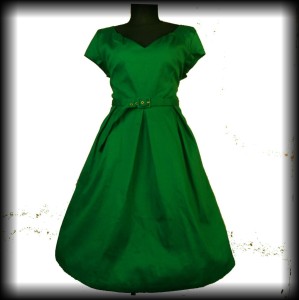 Sukienka Retro Lindy Bop 4XL soczysta zieleń