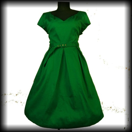 Sukienka Retro Lindy Bop 4XL soczysta zieleń