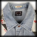 Koszula rockabilly M jeansowa z kartami3.jpg