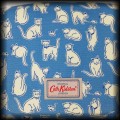 Torebka Cath Kidston błękitna w koty2.jpg