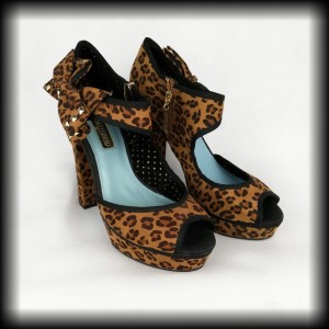 Buty szpilki Babycham r.40 panterka Pin Up