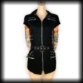 Sukienka mini Hearts &amp; Roses S Punk Gothic Cyber.jpg