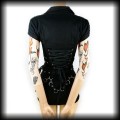 Sukienka mini Hearts &amp; Roses S Punk Gothic Cyber3.jpg