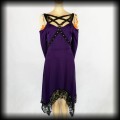 Sukienka gothic L-XXL fioletowa z uprzężą.jpg