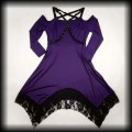 Sukienka gothic L-XXL fioletowa z uprzężą 7.jpg