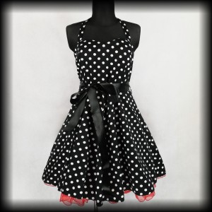 Sukienka Pin Up 4XL groszki  Queen of Holloway