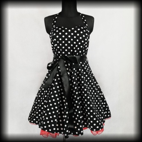 Sukienka Pin Up 4XL groszki Queen of Holloway.jpg