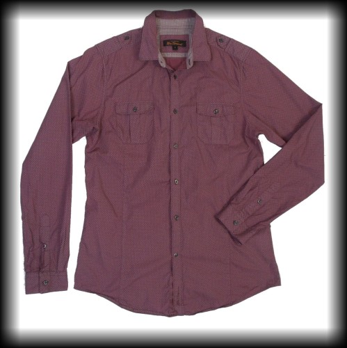 Koszula Ben Sherman L śliwkowa.JPG