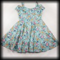 Sukienka Pin Up Hell Bunny 3XL błękitna w kwiaty8.jpg