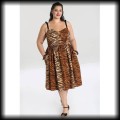 Sukienka Pin Up Hell Bunny 3XL Tora tiger8.jpg