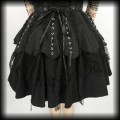Sukienka Goth H&amp;R XS gorsetowa pajęczyny 5.jpg