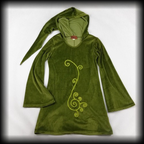Sukienka mini elficka L-XL hippie4.jpg