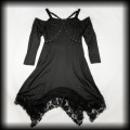 Sukienka gothic XL-XXL czarna z uprzężą5.jpg