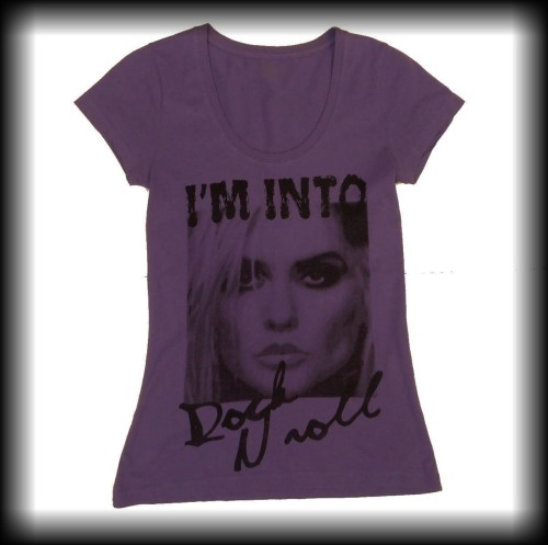 Koszulka Debbie Harry S Blondie fioletowa.JPG