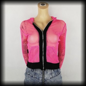 Bluza Darkside M różowa siateczka