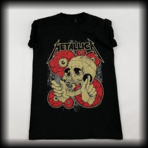 Koszulka Metallica M czarna czaszka