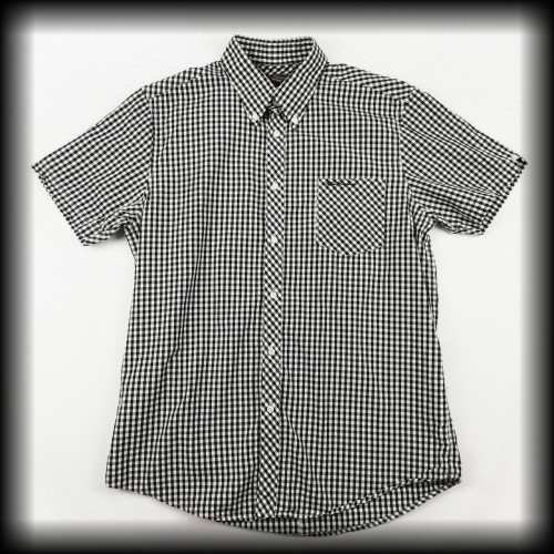 Koszula Ben Sherman XL krata czarno biała.jpg