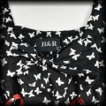 Sukienka Pin Up Punk H&amp;R M gorsetowa mini w motyle7.jpg