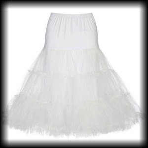 Halka Tiulowa Lindy Bop biała XL-4 XL