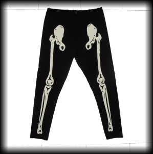 Legginsy szkieletora XXL