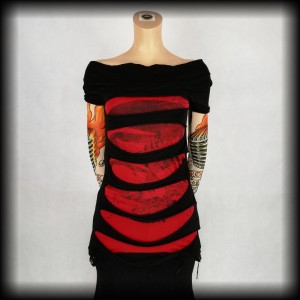 Bluzka Alchemy England S tunika gothic