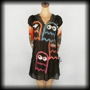 Tunika transparentna w duchy S R.I.P. by Romeo Pires