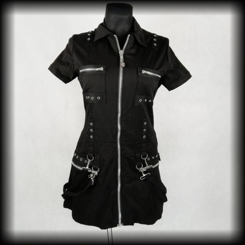 Sukienka mini Living Dead Souls L Punk Gothic Cyber.jpg