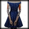 Sukienka Pin Up Hell Bunny S marynarska5.JPG
