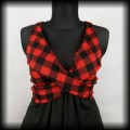 Sukienka w kratę 4XL Punk Goth2.jpg