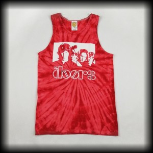 Koszulka The Doors S czerwona tie dye