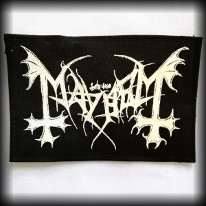 Naszywka MAYHEM  Logo (09)