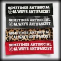 Naszywka Sometimes Antisocial Always Antifascists.jpg
