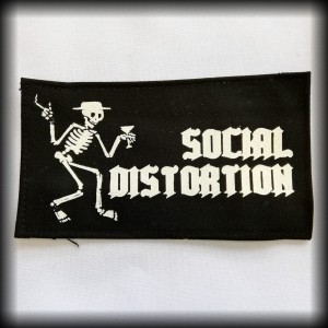 Naszywka Social Distortion Skeletor pozioma (133)