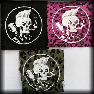 Naszywka Psychobilly Skull (275)