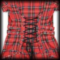 Sukienka mini Hearts &amp; Roses S Kratka Punk Gothic Cyber92.jpg