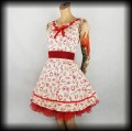 Sukienka Pin Up Hell Bunny S marynarska kremowa Nowa4.jpg
