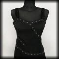 Sukienka mini Living Dead Souls XL czarna Punk Goth2.jpg
