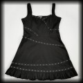 Sukienka mini Living Dead Souls XL czarna Punk Goth6.jpg