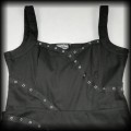 Sukienka mini Living Dead Souls XL czarna Punk Goth7.jpg